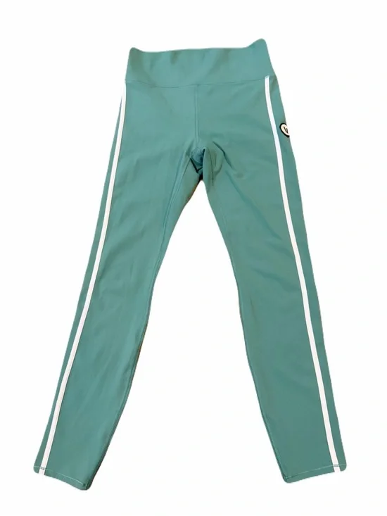 Vuori Women's Track Leggings - Celadon Green / White Piping - Size S - Picture 6 of 11